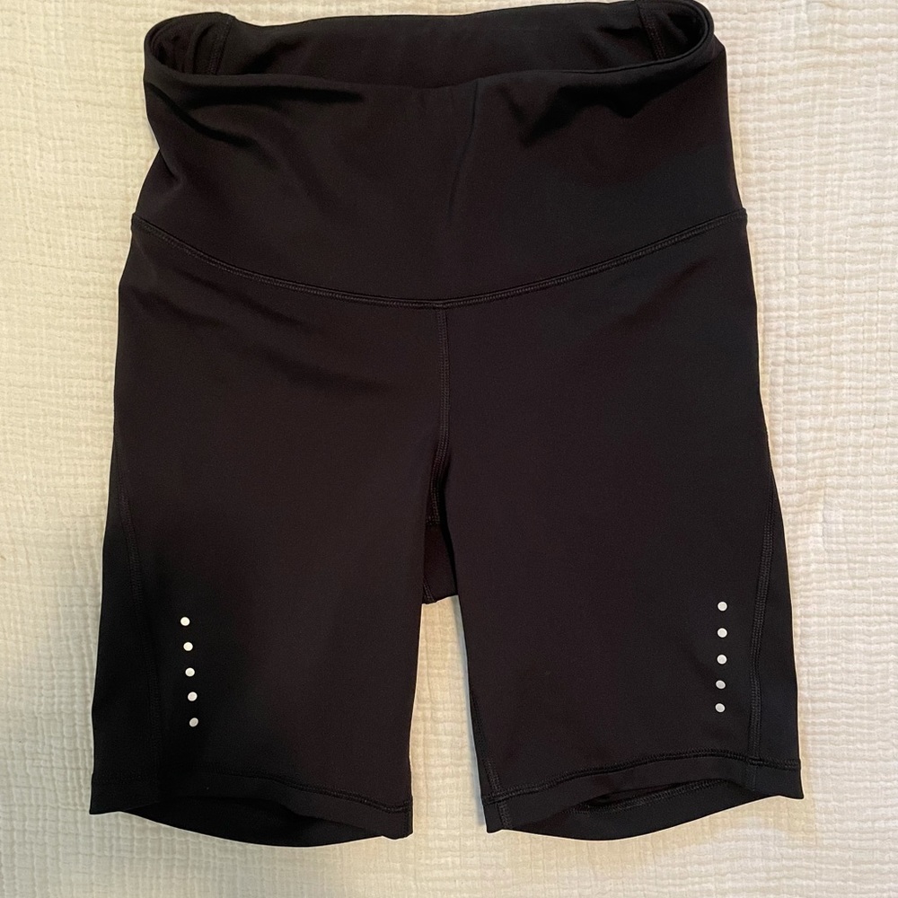Classic black biker shorts